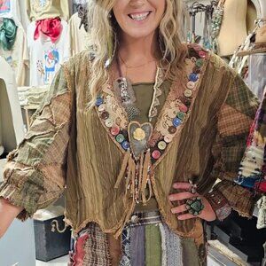 Butterfly Button Top by A Rare Bird